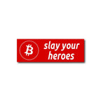 Bitcoin Sticker-Set Copiaro Edition with 30 waterproof Bitcoin slogan stickers and bonus design