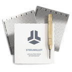 Steelwallet Backup robust fireproof waterproof stainless steel Bitcoin seed storage tool with engraving plates and automatic puncher