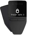 Trezor Safe 3 Hardware Wallet in verschiedenen Farben mit USB-C Kabel und Recovery-Seed-Karten für sicheren Crypto-Vermögensschutz