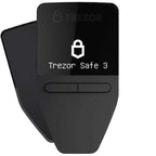 Trezor Safe 3 Hardware Wallet in verschiedenen Farben mit USB-C Kabel und Recovery-Seed-Karten für sicheren Crypto-Vermögensschutz