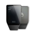 The Trezor Safe 7 from front and back, the display reading Trezor Safe 7