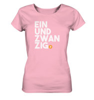 Ladies T-Shirt Einundzwanzig Logo gro&szlig; - mehrere Farben, Bio-Qualit&auml;t