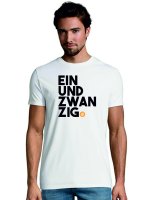 T-Shirt Einundzwanzig - weiß, Bio