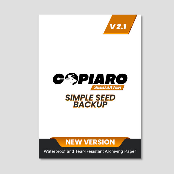 SeedSaver - Wallet Backup - v2.1 - 1 Stück